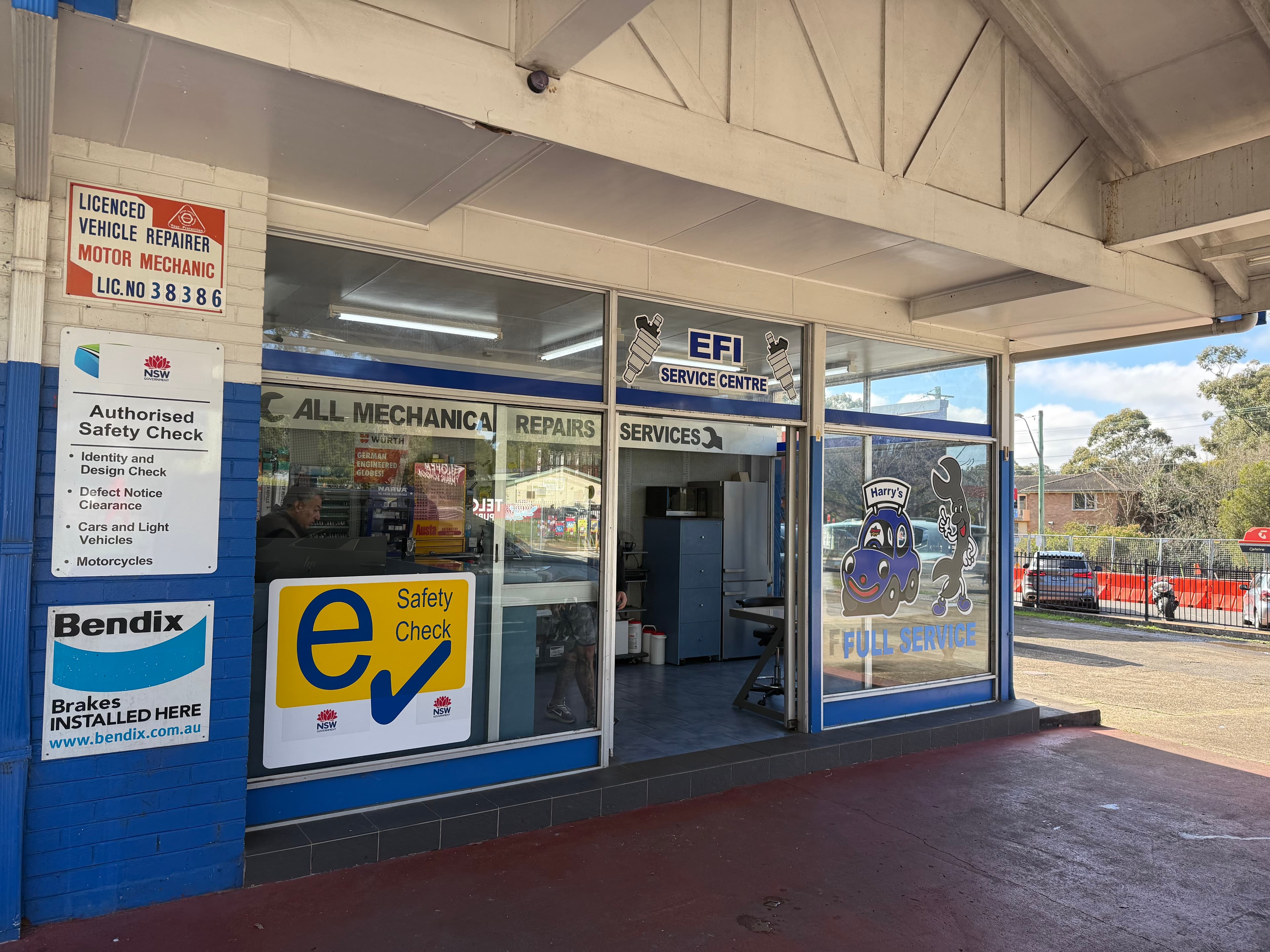 Workshop office and licensed repairer storefront